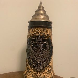 Original King bierkrug stein. Handmade in Germany